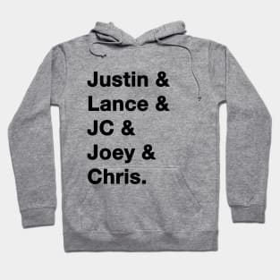 Nsync Names Hoodie